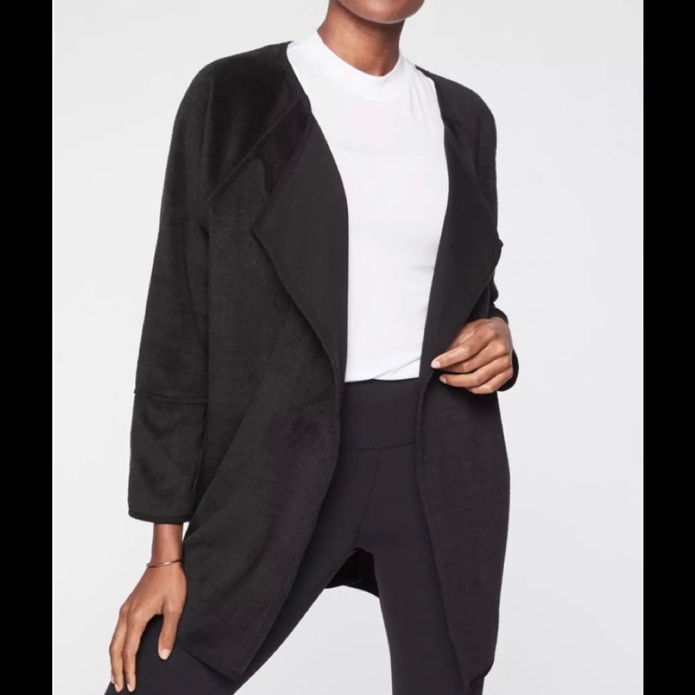 Athleta open cardigan black XS